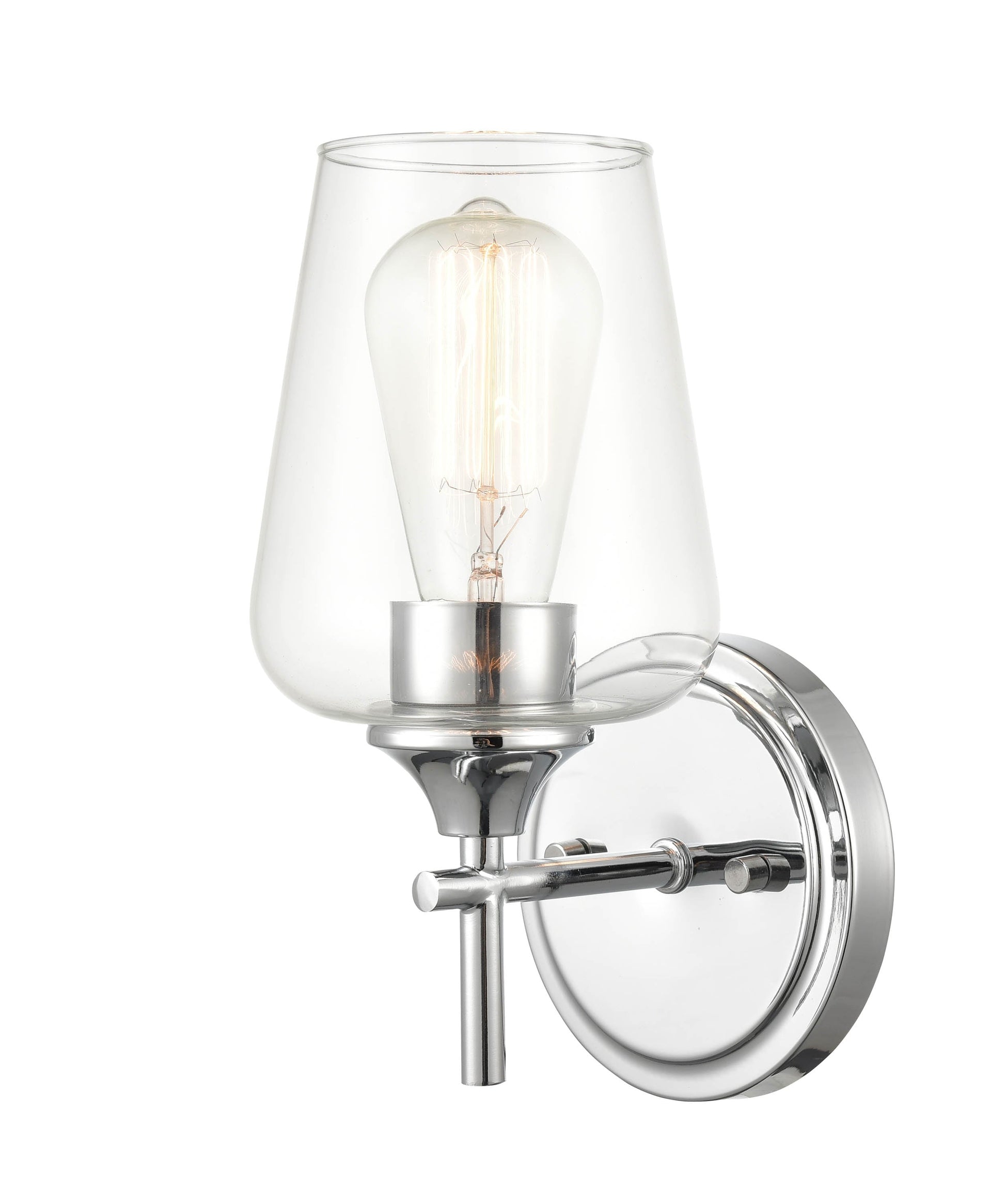 Millennium Lighting Ashford 5-in W 1 -Light Polished Chrome Wall Sconce