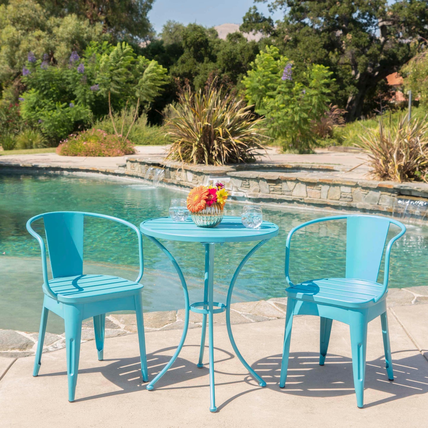 AAZJ Patio Conversation Sets 3 -Piece Patio Conversation Set