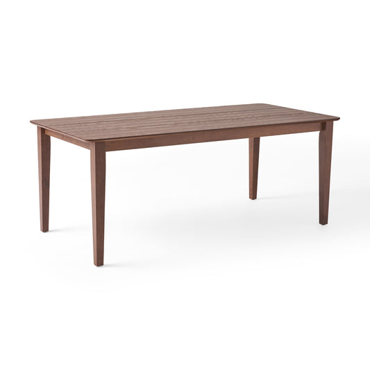 Christopher Knight Home Dickinson Farmhouse Dining Table-Walnut