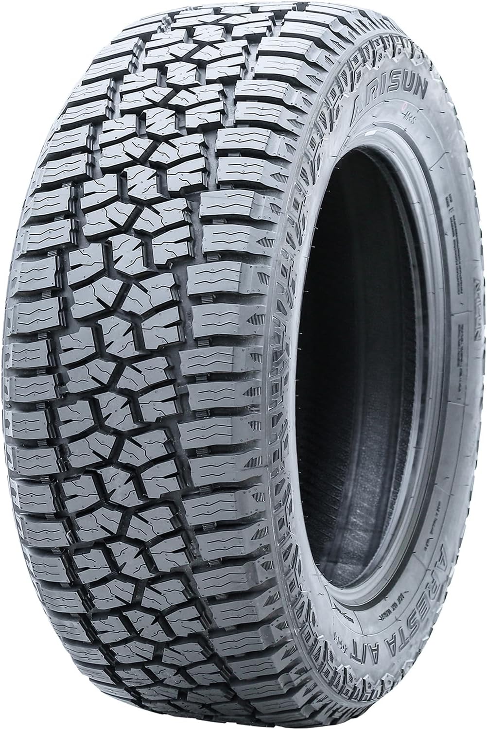 Arisun Aresta A/T ZG06 All-Terrain Off-Road Light Truck Radial Tire-LT275/70R18 275/70/18 275/70-18 125/122S Load Range E LRE 10-Ply Black Side Wall