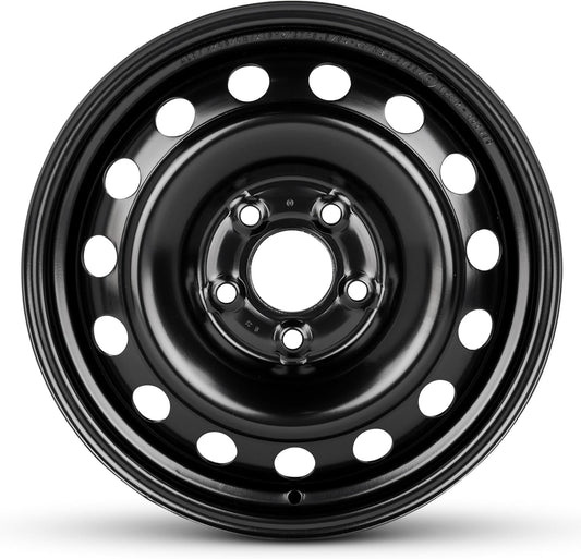 For 2003-2020 Mazda 3 16 Inch Black Painted Steel Rim - OE Direct Replacement - Road Ready Car Wheel