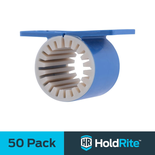 HoldRite 50 -Pack 1-in to 1-in dia Plastic Acoustic isolation clamp