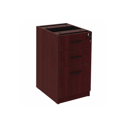 Alera Valencia Series Box/File Full Pedestal in Mahogany - 15.63 inches x 20.5 inches x 28.5 inches