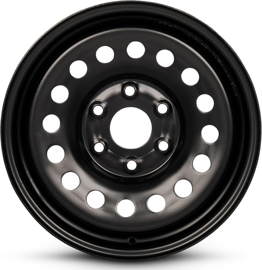 For 2007-2020 GMC Yukon XL 1500 17 Inch Painted Black Rim - OE Direct Replacement - Road Ready Car Wheel