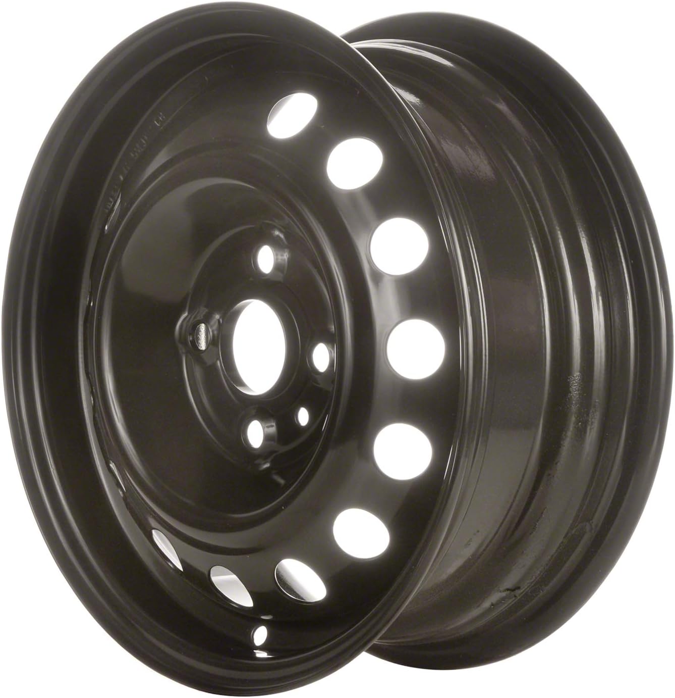 Generic Auto Parts eStore 14"" x 5.5"" New Reconditioned Genuine Factory OEM Wheel for Kia Rio 2008-2011 Rim, Black