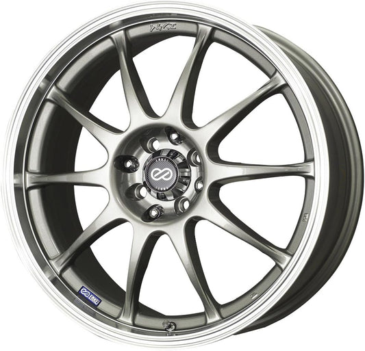 ENKEI - j10 - 15 Inch Rim x 6.5 - (5x100/5x4.5) Offset (38) Wheel Finish - silver polished paint
