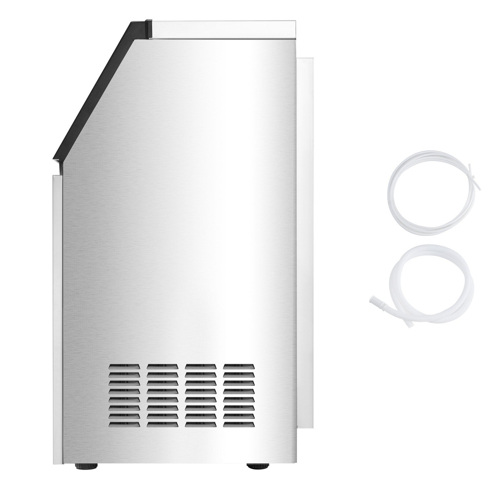 SVOPES Commercial Ice Maker 110-lb Ice Per day Cubed Ice Maker ( Stainless steel )