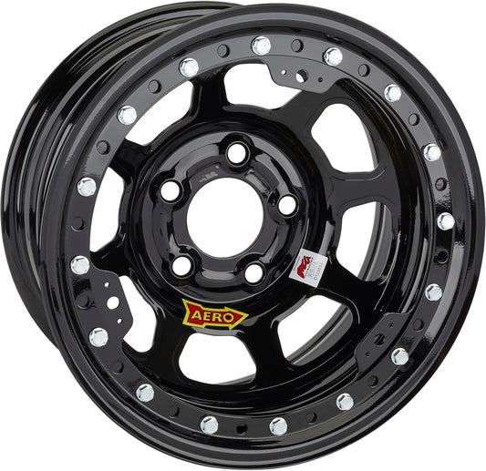 Aero Race Wheel 53-184720 15X8 2IN 4.75 BLACK