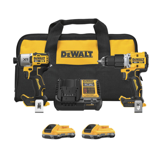 DEWALT 20-volt max 2 -Tool Brushless Power Tool Combo Kit with Soft Case ( 2 -Batteries Included and Charger Included )