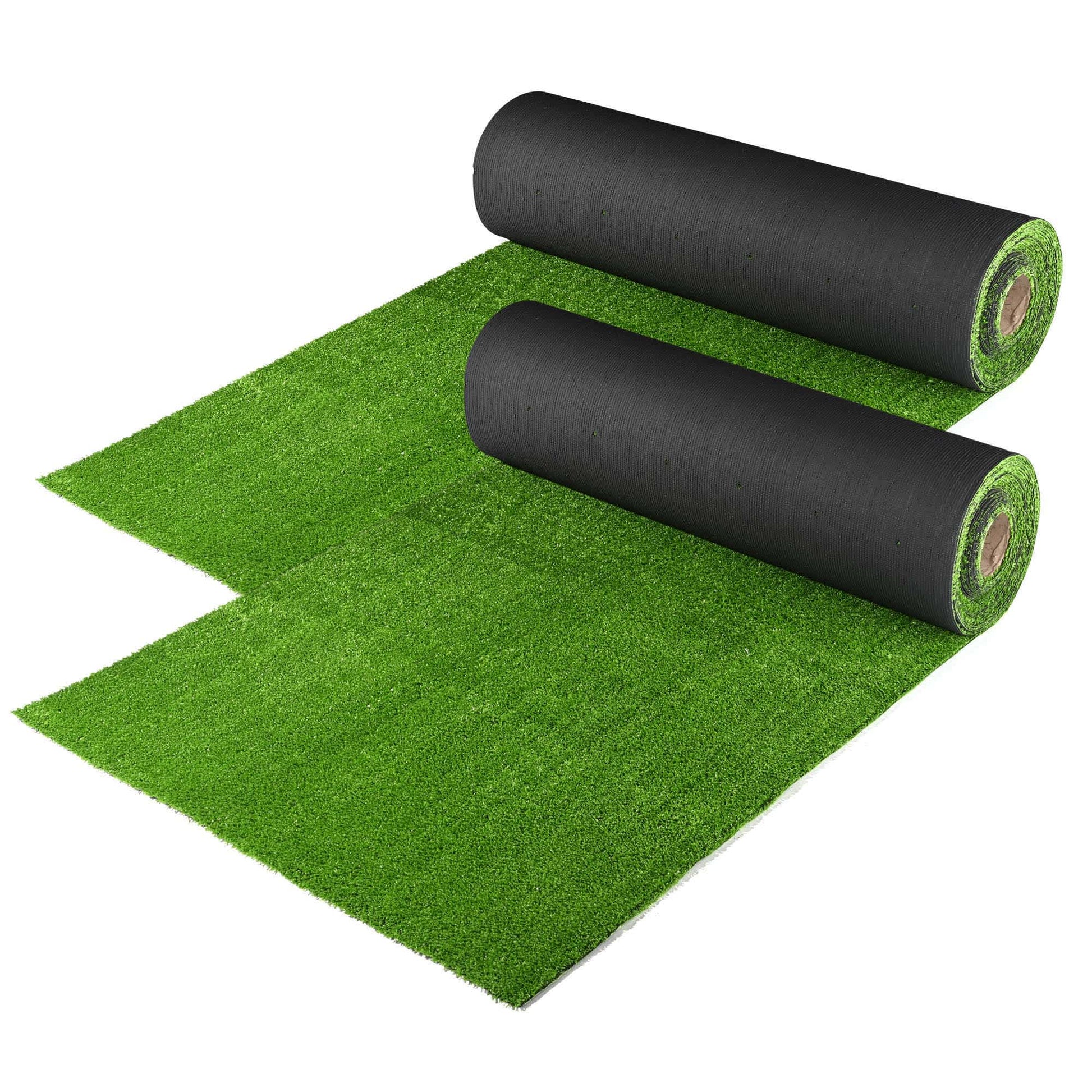 Yescom  65x3 ft Artificial Grass Mat Synthetic Landscape Fake Lawn Pet Dog Turf 2 Pack