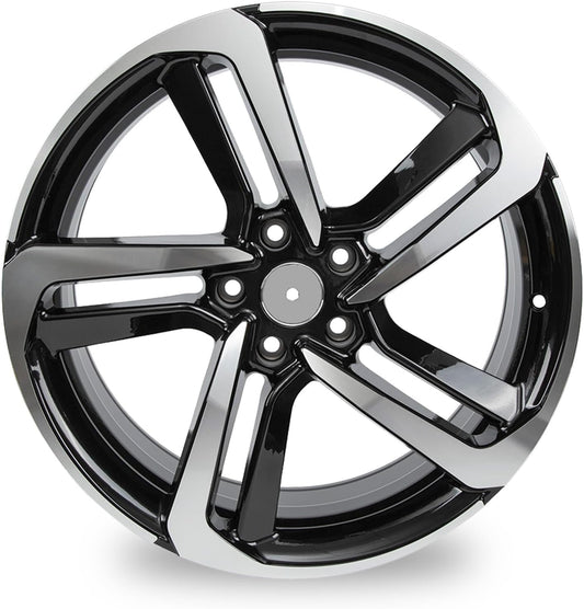 New 19 inch single rims for Honda Accord 2018 2019 2020 2021 2022 Machined Black 19x8.5 inch wheel OEM Replacement blade Rims