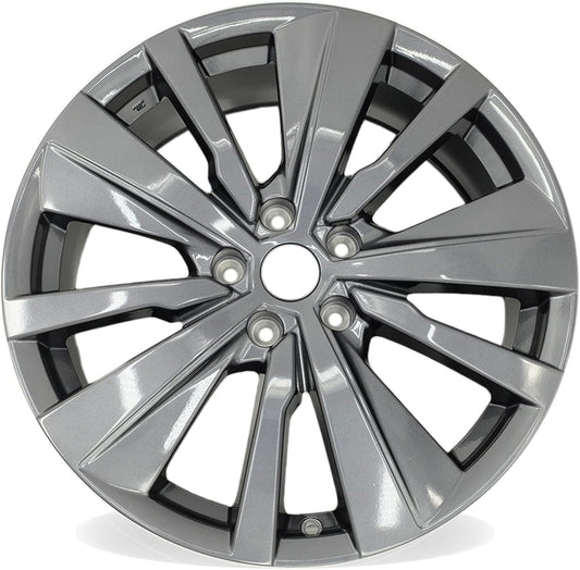 New Single 19" 19x8 Inch Alloy Wheel for 2019–2021 Nissan Altima | OEM Design Replacement Rim | Dark Grey Finish | Direct Fit – OE Stock Specs | 62786