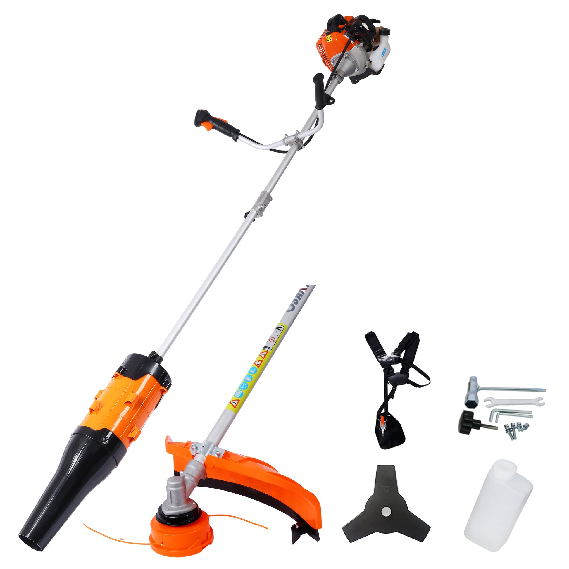 EXTRAUP String Trimmer 51.7-cc 2-cycle 10-in Straight Shaft Corded Gas String Trimmer