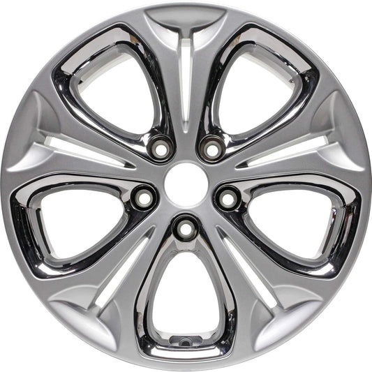 New 17x7" 17 Inch Premium Aluminum Alloy Wheel Rim for 2013 2014 2015 Hyundai Elantra | ALY70838U20N | Direct Fit - OE Stock Specs