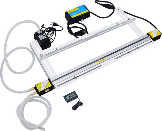TECHTONGDA 24in Acrylic Heat Bending Machine, Acrylic PVC Plastic Bender with Bracket and Light Box Heater, 110V Plastic Sheet Bender, Manual Strips Heater for Plastic, Heating Thickness 1mm-6mm