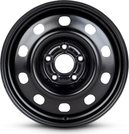 For 2013-2020 Dodge Journey 17 Inch Painted Black Rim - OE Direct Replacement - Road Ready Car Wheel