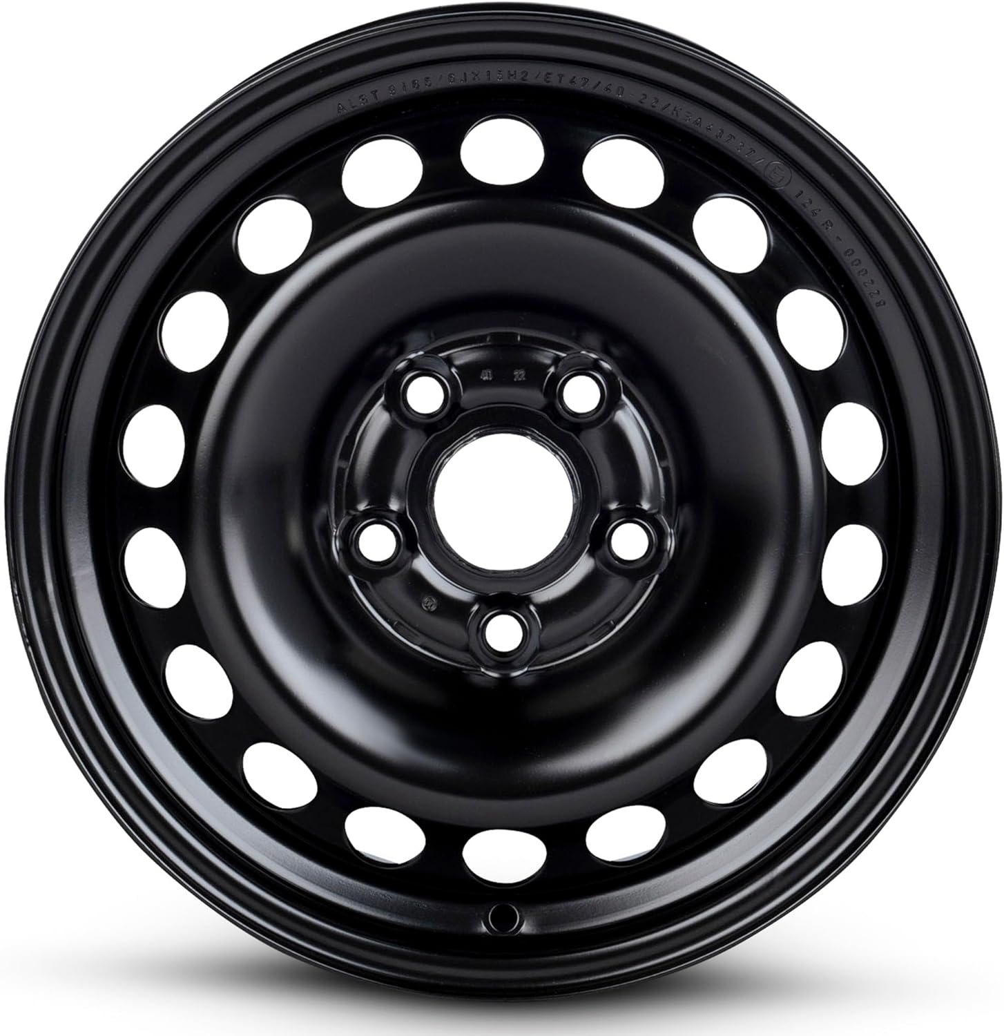For 1998-2000 Volkswagen Passat 15 Inch Painted Black Rim - OE Direct Replacement - Road Ready Car Wheel