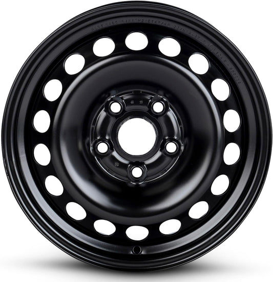 For 2006-2014 Volkswagen Golf 15 Inch Painted Black Rim - OE Direct Replacement - Road Ready Car Wheel