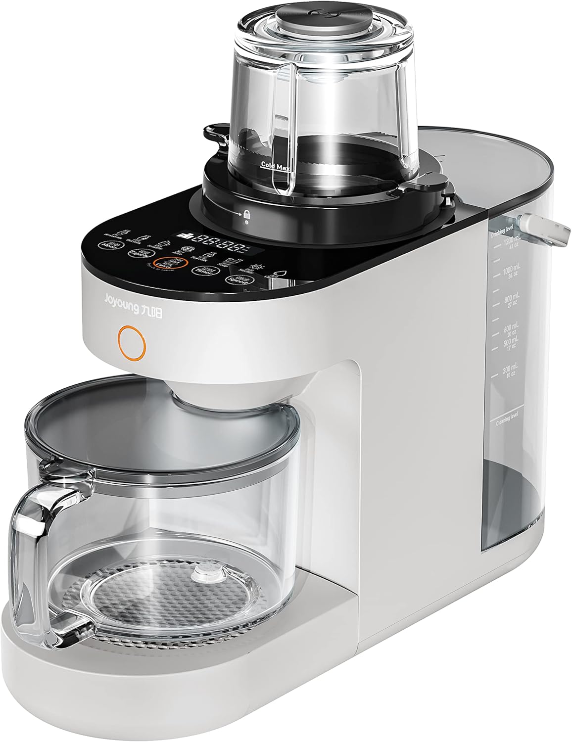 JOYOUNG 1200ml Food Blender, White, 8 Functions, Quick Vegan Milk in 3 Minutes
