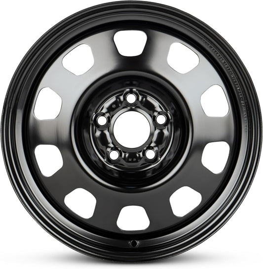 For 07-14 Dodge Avenger 17 Inch Black Steel Rim - OE Direct Replacement - Road Ready Car Wheel