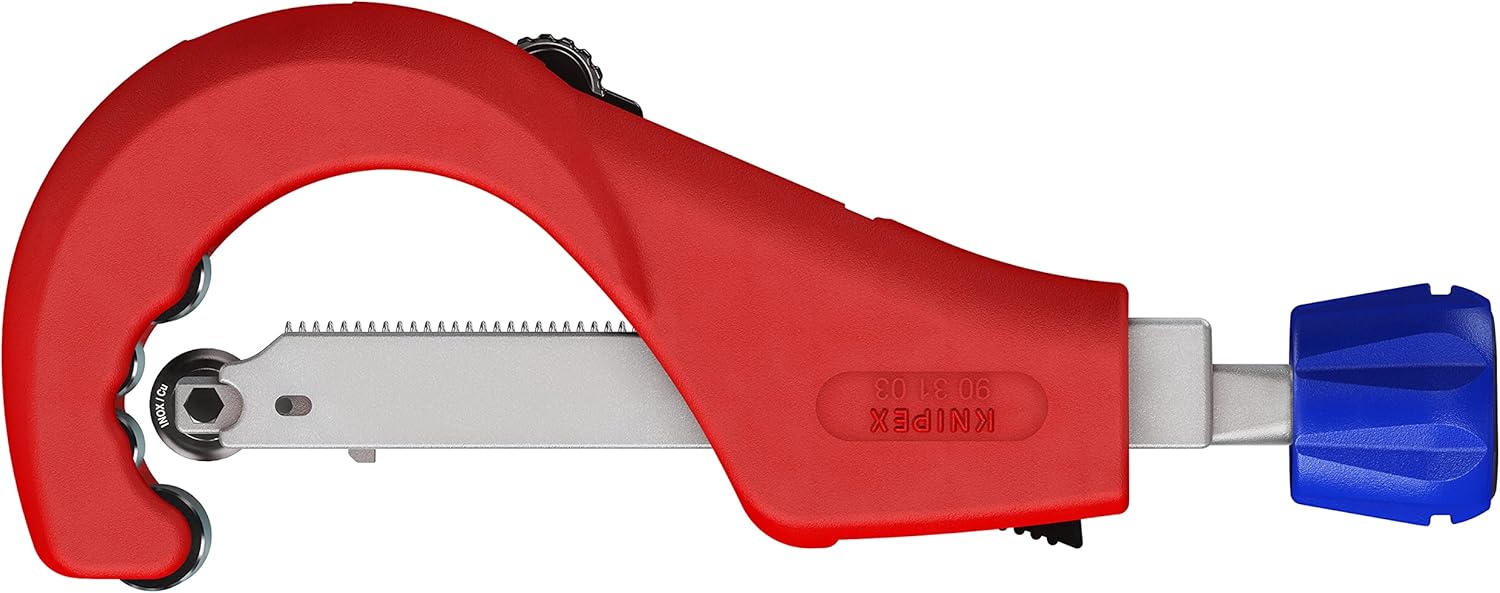 KNIPEX Tools 90 31 03 BKA KNIPEX TubiX XL Pipe Cutter, 10.25 inch, Red