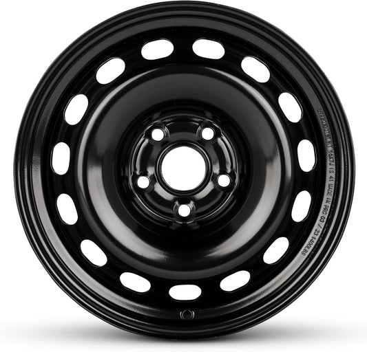 For 2001-2005 Volkswagen Passat 16 Inch Painted Black Rim - OE Direct Replacement - Road Ready Car Wheel