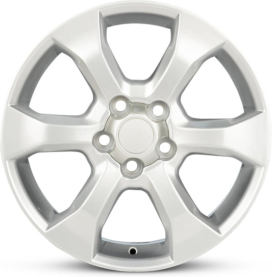 for 2009-2014 Toyota Rav4 17 Inch Painted Silver Rim - OE Direct Replacement - Road Ready Car Wheel