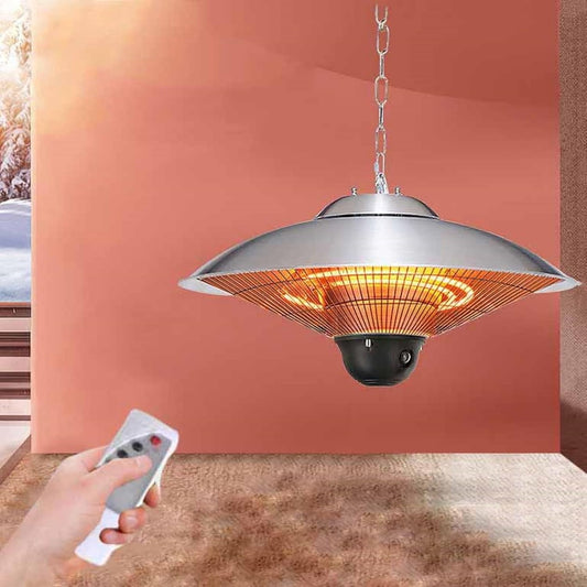 Hanging Patio Heater, Ceiling Mounted Outdoor\/Indoor Heaters, Gazebo Heaters Outdoor, IP44 Waterproof, Free Standing Heater