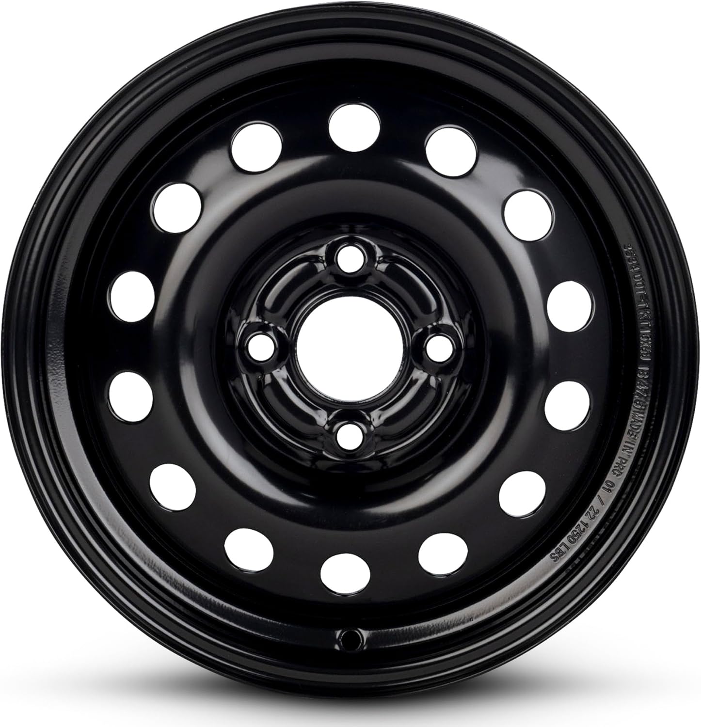 For 2004-2011 Ford Focus 15 Inch Painted Black Rim - OE Direct Replacement - Road Ready Car Wheel
