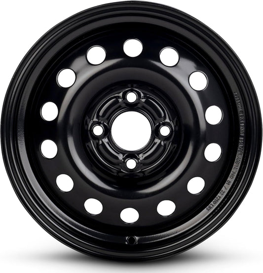 For 2004-2011 Ford Focus 15 Inch Painted Black Rim - OE Direct Replacement - Road Ready Car Wheel