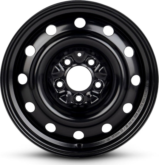 For 07-12 Dodge Nitro 16 Inch Black Steel Rim - OE Direct Replacement - Road Ready Car Wheel