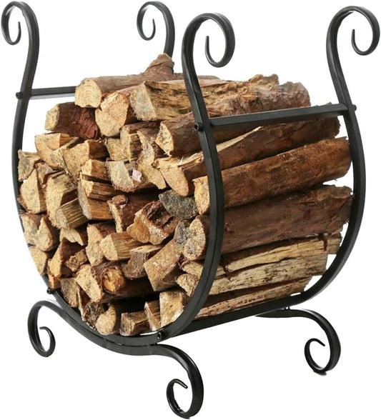 Firewood Rack,Firewood Holder, European Style Firewood Rack Indoor Small Inside Fireplace Log Store Rack Holder