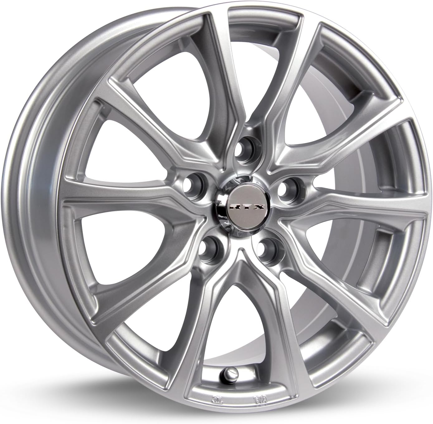 RTX Contour Custom Wheel - 16x7, 40 Offset, 5x114.3 Bolt Pattern, 73.1mm Hub - Silver Rim