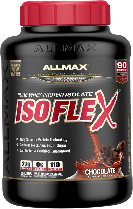 AllMax IsoFlex - Whey Protein Isolate Chocolate 5 lbs *F-S*