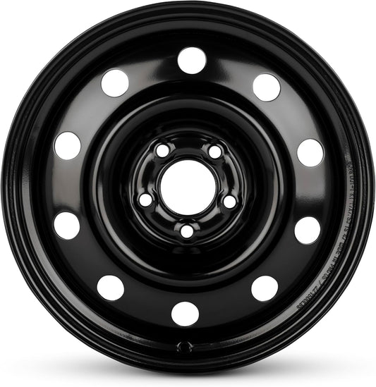 For 2012-2016 Chevrolet Impala 17 Inch Black Painted Steel Rim - OE Direct Replacement - Road Ready Car Wheel