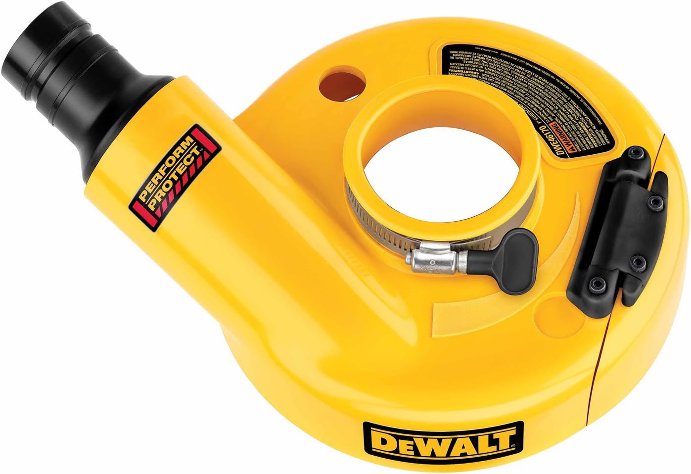 DEWALT Angle Grinder Dust Shroud for Surface Grinding, 7-Inch (DWE46170), Yellow