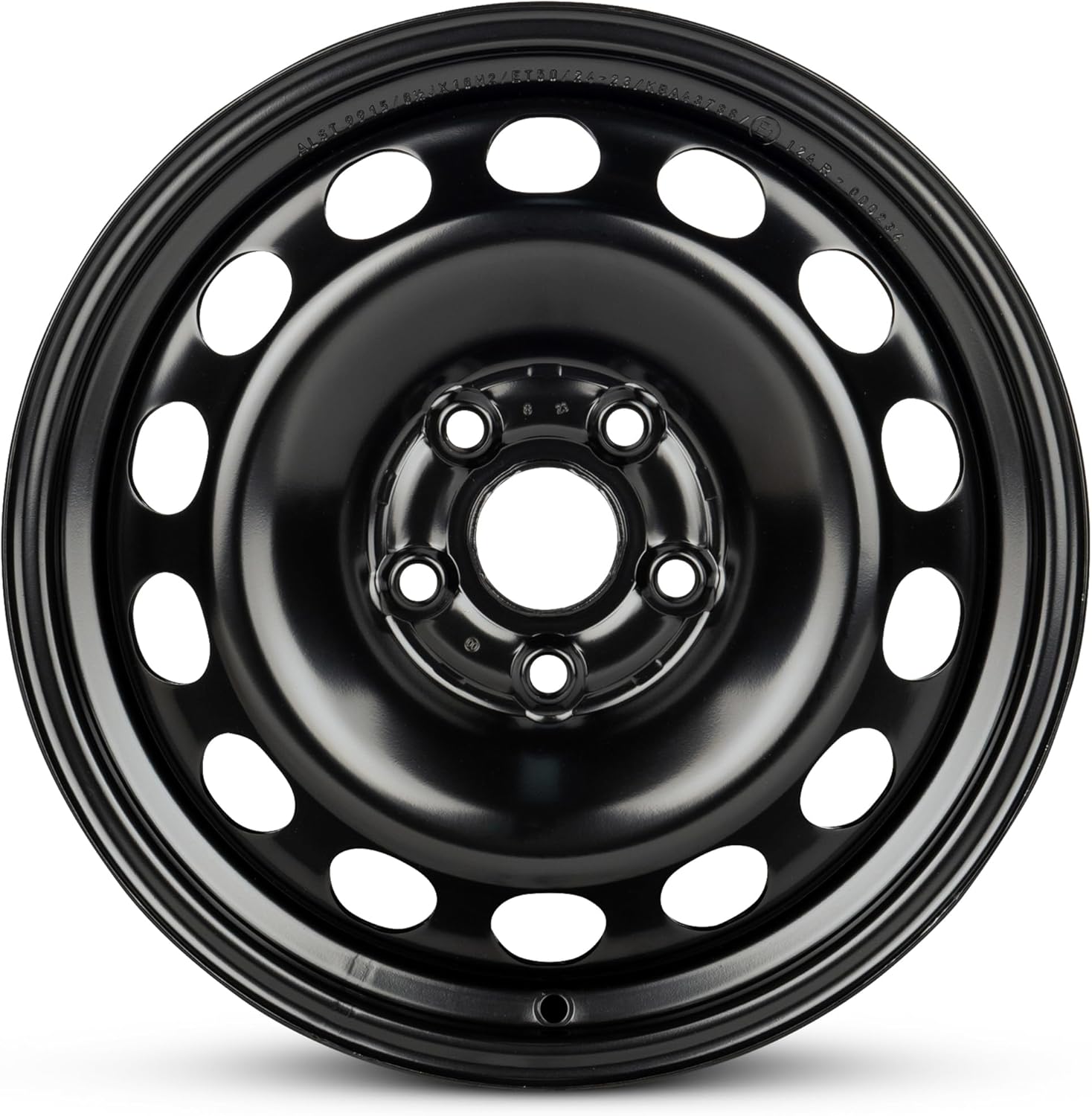 For 12-20 Volkswagen Passat 16 Inch Black Steel Rim - OE Direct Replacement - Road Ready Car Wheel