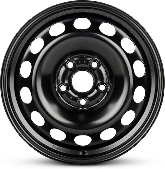For 2006-2009 Volkswagen Rabbit 16 Inch Painted Black Rim - OE Direct Replacement - Road Ready Car Wheel