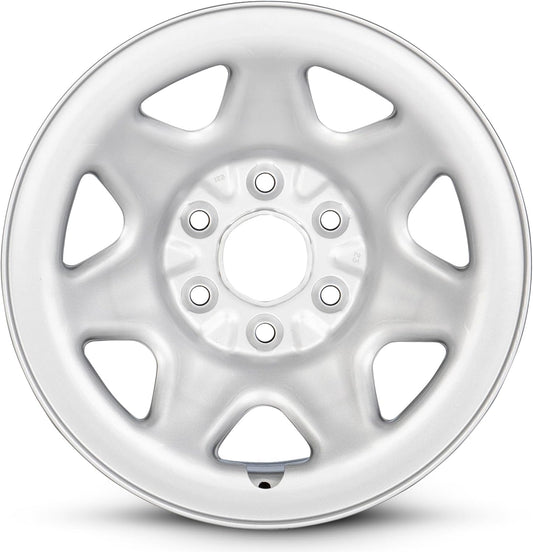 For 2014-2020 Chevrolet Silverado 1500 17 Inch Painted Silver Rim - OE Direct Replacement - Road Ready Car Wheel