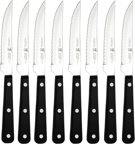 HENCKELS Razor-Sharp Steak Knife Set of 8, German Engineered Informed by 100+ Years of Mastery