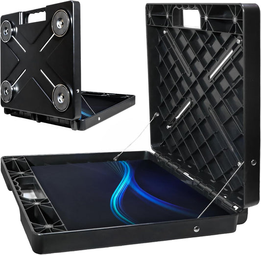 Magnetic Laptop Stand , Portable Workstation With 4 Super Strong Magnets, Rated At 45 Pounds, Magnetic Toolbox Attach To HVAC, Trucks, Walls, Poles etc