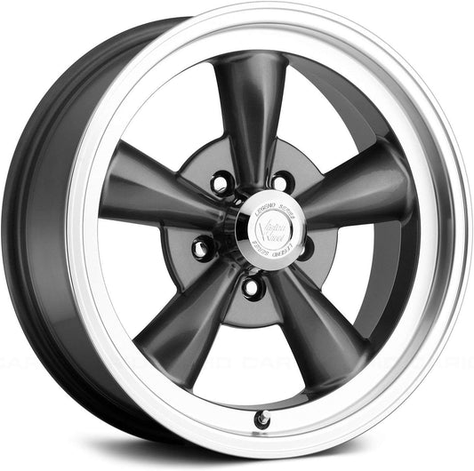Vision Legend 5 15 Gunmetal Wheel / Rim 5x4.75 with a 6mm Offset and a 83 Hub Bore. Partnumber 141H5761GM6