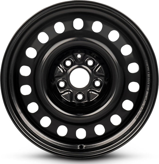 For 2019-2025 Toyota Rav4 17 Inch Powder-Coated Black Rim - OE Direct Replacement - Road Ready SUV Wheel