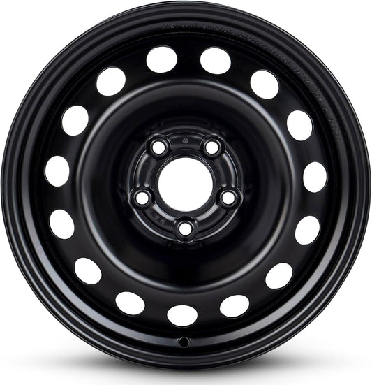For 2021-2022 Jeep Renegade 16 Inch Black Painted Steel Rim - OE Direct Replacement - Road Ready Car Wheel
