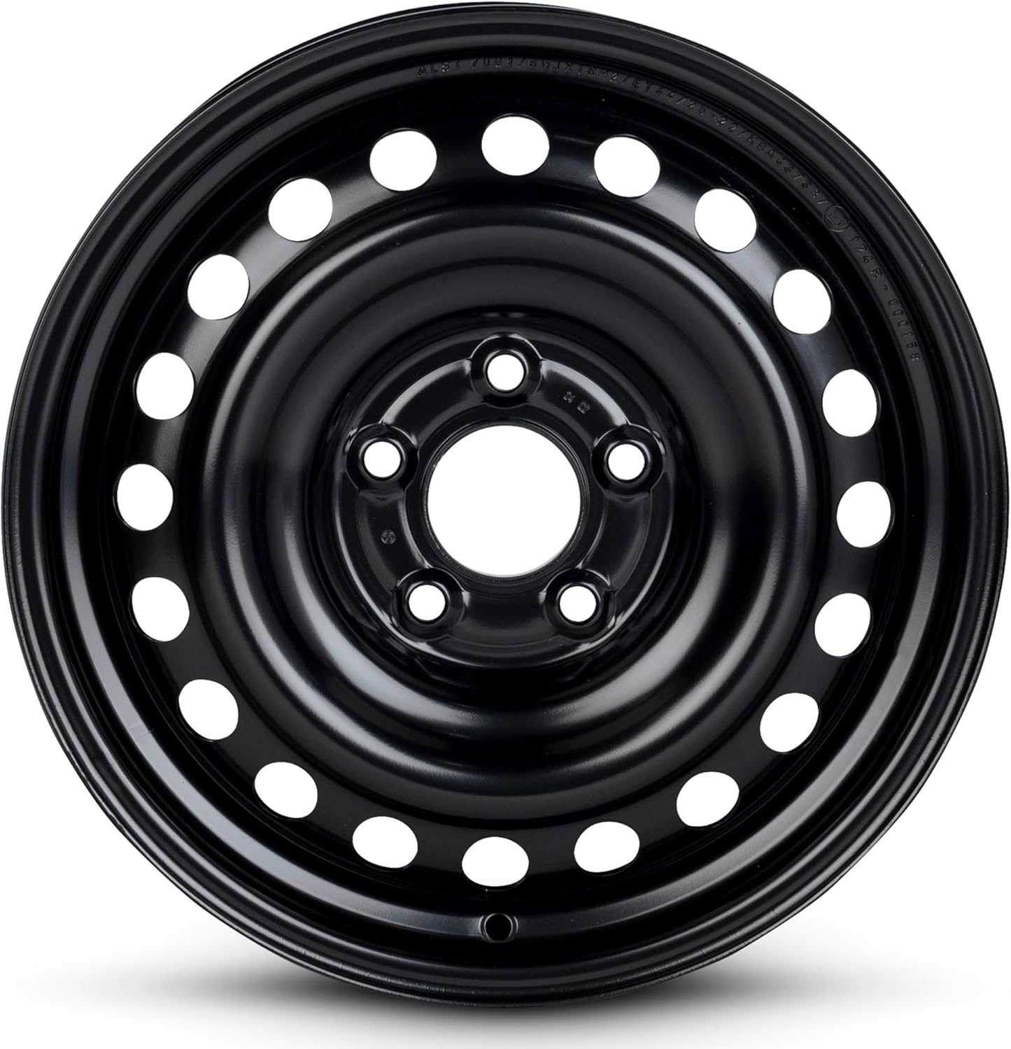 for 2013 Kia Optima 16 Inch Black Painted Steel Rim - OE Direct Replacement - Road Ready Car Wheel