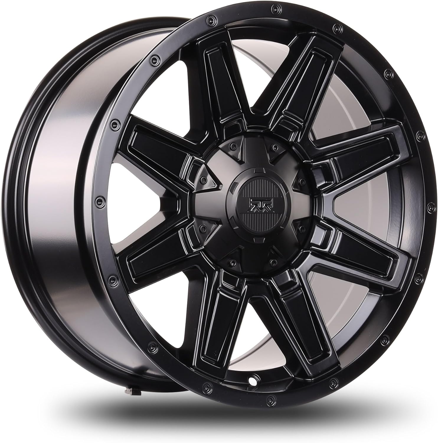 18x9 Mudder Trucker MT404 Deviant Black 5x127 5x5 5x135 ET12 Wheel Rim