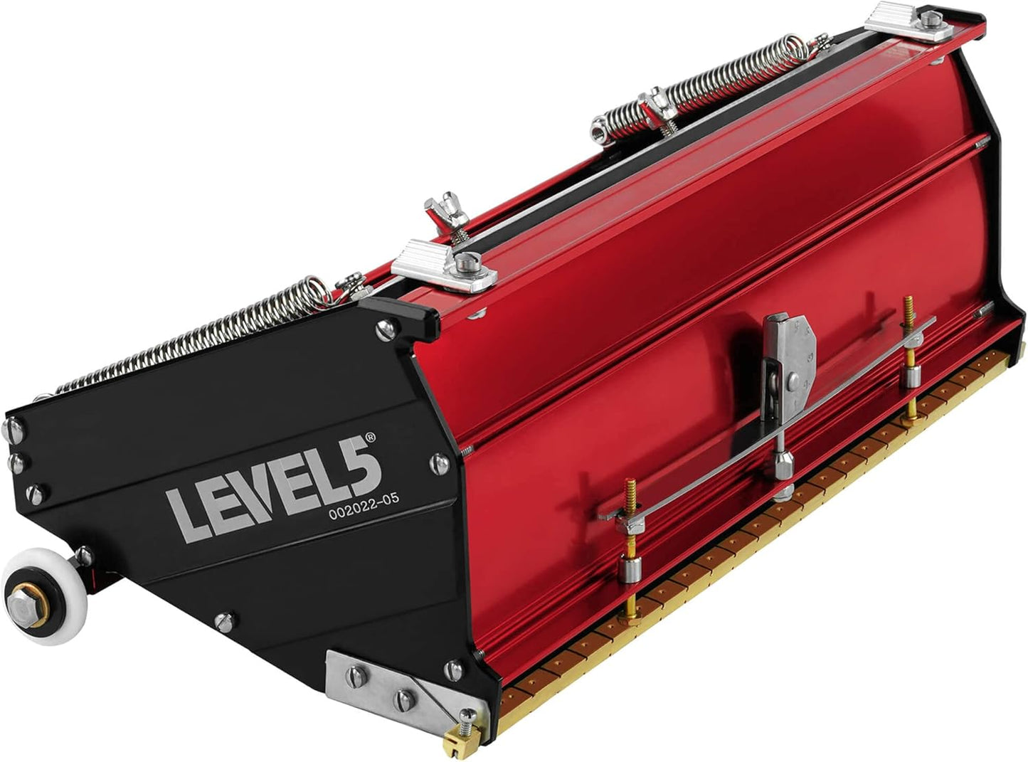 12-Inch MEGA Flat Box - LEVEL5 | Pro-Grade | High Capacity + Quick Clean | Drywall Sheetrock Gyprock Wallboard Finishing | 4-769