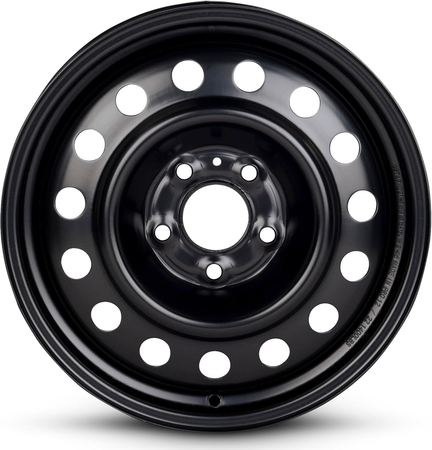 For 1999-2003 Mitsubishi Galant 16 Inch Painted Black Rim - OE Direct Replacement - Road Ready Car Wheel