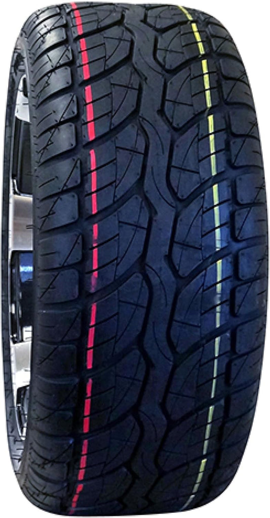 Red Hawk TIR-377 Tire - Duro Excel Touring, 225/40-14 DOT, 4 Ply Golf Carts