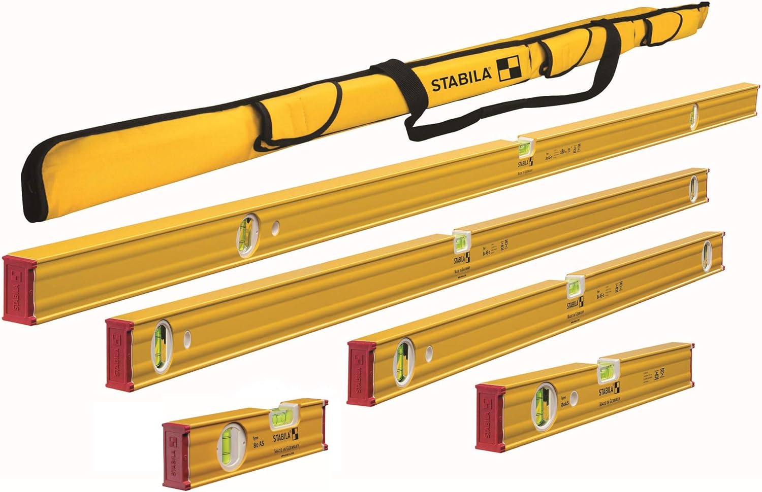 Stabila STAB-29872 80 AS-2 5 Level Set,Black